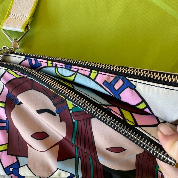 Wristlet double zipper bag - Picture 4 of 5